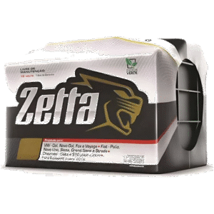 Bateria de Carro Zetta 60Ah – Z60D – Fabricação Moura – Selada